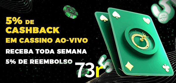 Promoções do cassino ao Vivo 73r